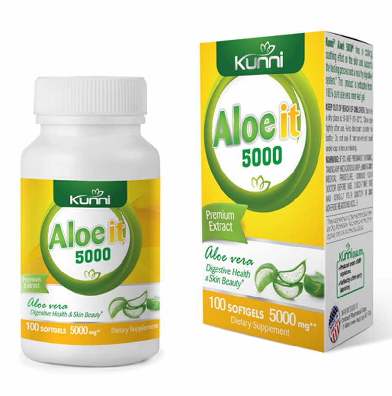 Viên Uống Chống Lão Hóa Và Hỗ Trợ Trị Nám Kunni Aloeit 5000